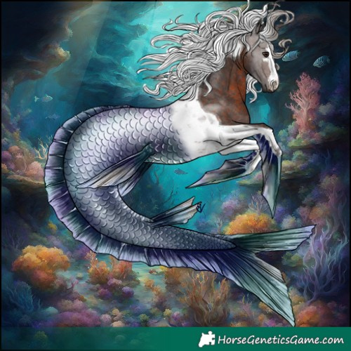 Horse Color:Silver Brown Tobiano Rabicano
