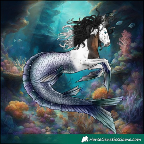 Horse Color:Gray Brown Splash Tobiano