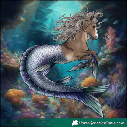 Horse Color:Silver Brown Dun Rabicano 