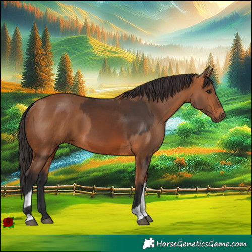 Horse Color:Bay Tobiano  and Bay 