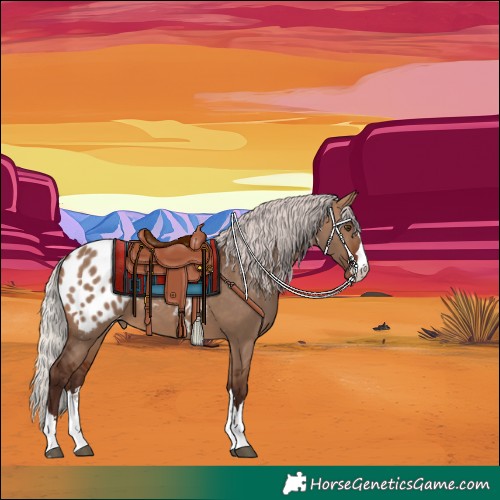 Horse Color:Silver Bay Dun Blanket 