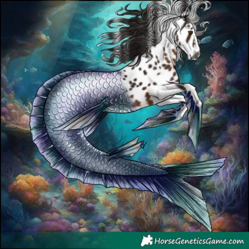 Horse Color:Gray Brown Appaloosa Rabicano