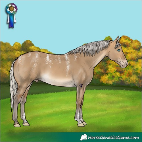 Horse Color:Powder White Gray Silver Perlino Dun 