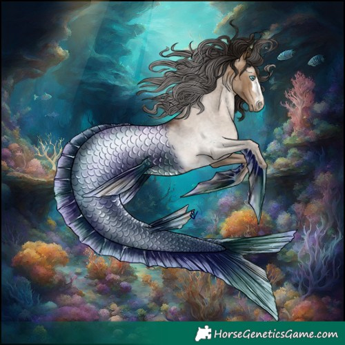 Horse Color:Gray Brown Pearl Dun Rabicano