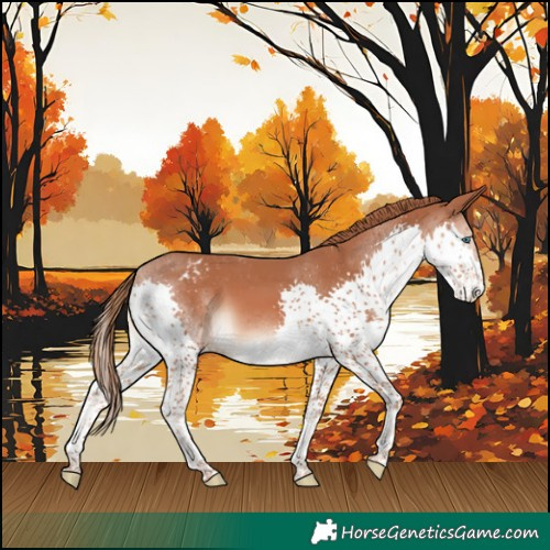 Horse Color:Chestnut Splash Appaloosa 