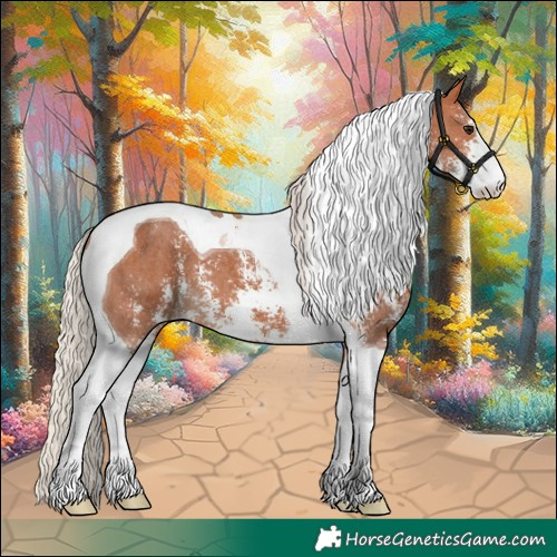 Horse Color:Silver Bay Sabino Tobiano 
