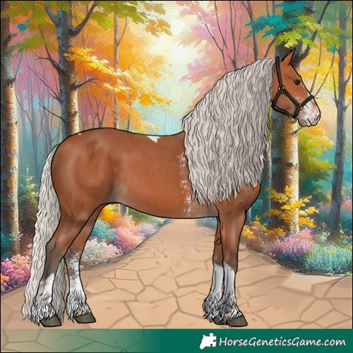 Horse Color:Silver Bay Sabino Tobiano 