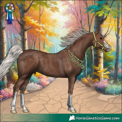 Horse Color:Silver Black 
