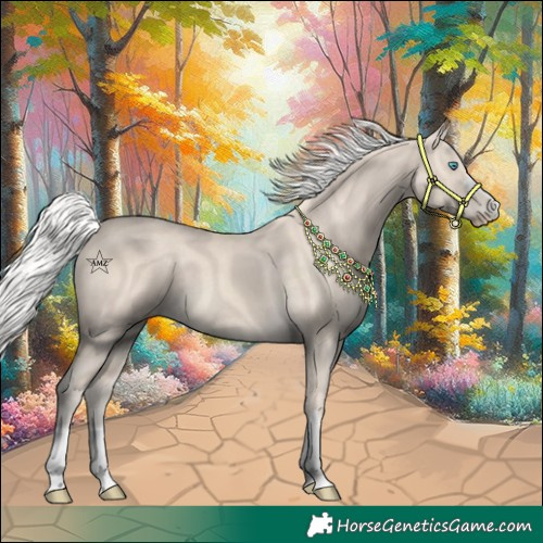 Horse Color:Silver Smoky Creme 