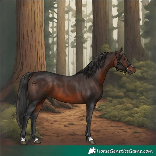 Horse Color:Brown 