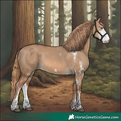 Horse Color:Red Dun Sabino Rabicano
