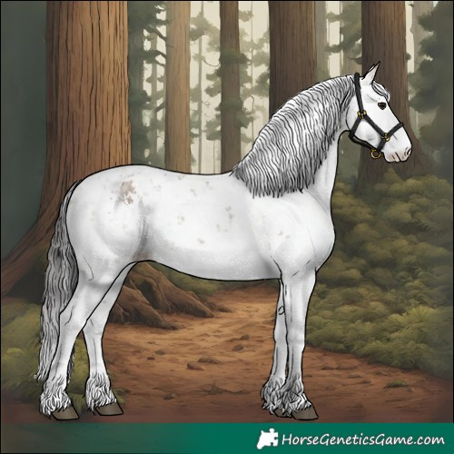 Horse Color:Bay Dun Sabino Rabicano