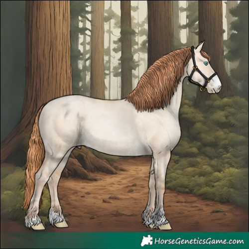 Horse Color:Buckskin Pearl Dun Sabino 
