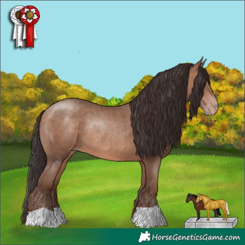 Horse Color:Sable Champagne Rabicano