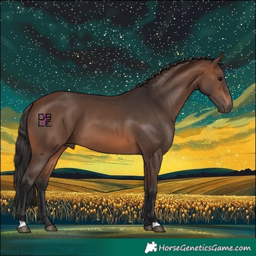 Horse Color:Brown 