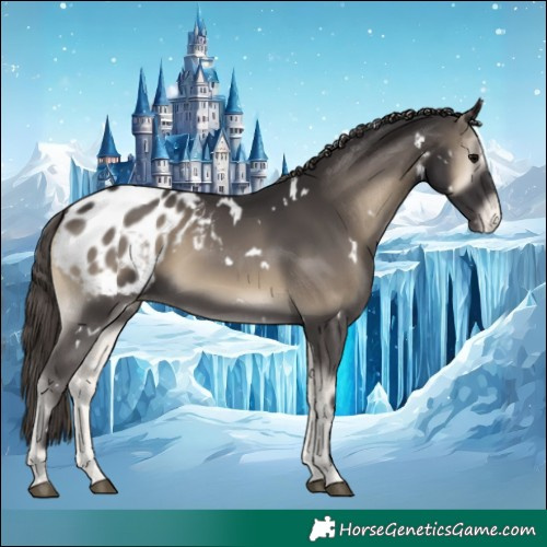 Horse Color:White Spotted Smoky Blue Onyx Blanket