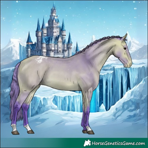 Horse Color:Watercolor Buckskin Varnish 