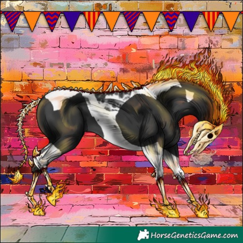 Horse Color:Black Tobiano