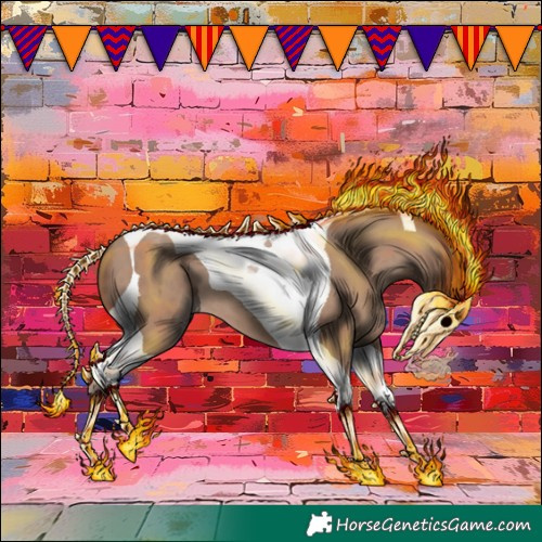 Horse Color:Classic Champagne Tobiano 