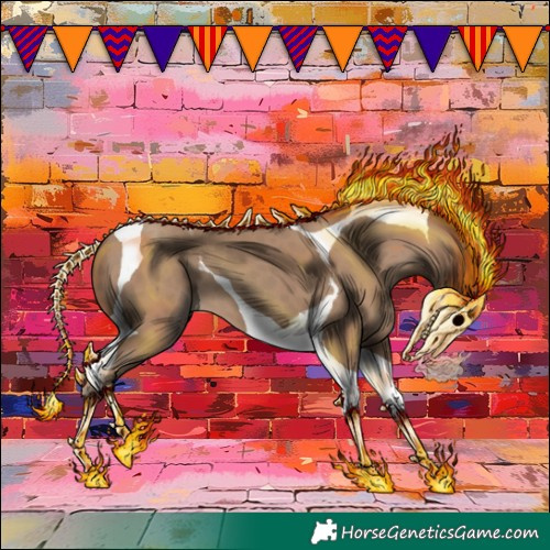 Horse Color:Classic Champagne Tobiano 