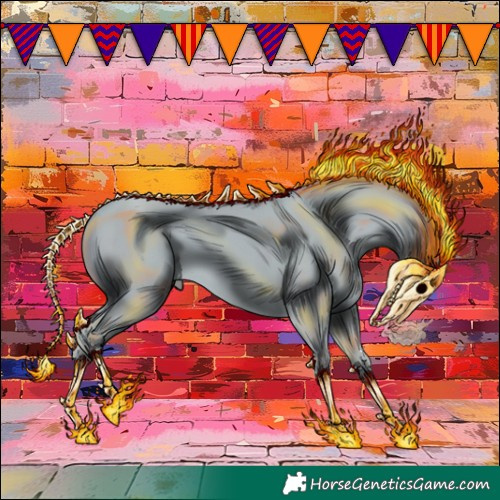 Horse Color:Watercolor Classic Champagne 