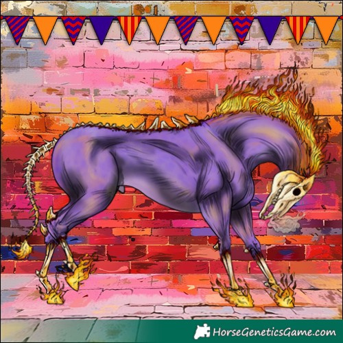 Horse Color:Watercolor Sable Champagne