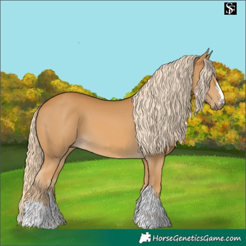 Horse Color:Pseudo Palomino