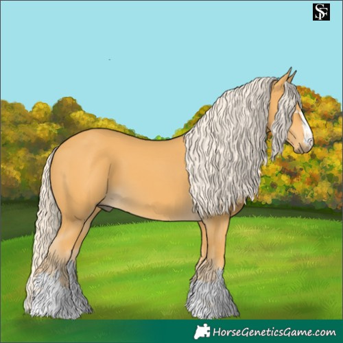 Horse Color:Pseudo Palomino 