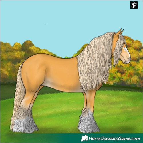 Horse Color:Pseudo Palomino 