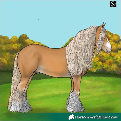 Horse Color:Pseudo Palomino