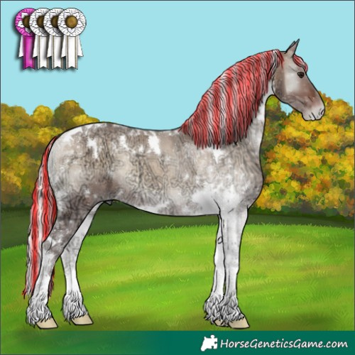 Horse Color:Painted White Spotted Silver Brown Ice Onyx Tobiano Varnish Rabicano