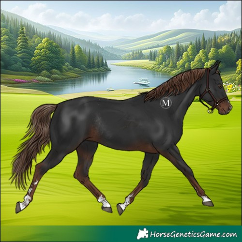 Horse Color:Liver Chestnut Rabicano
