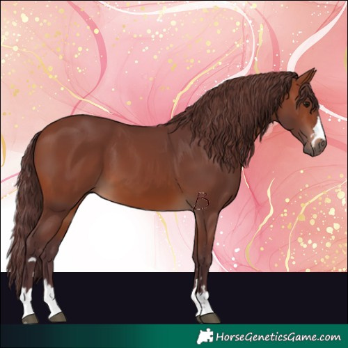 Horse Color:Chocolate Brown 