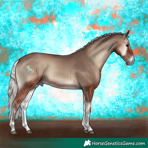 Horse Color:Silver Blue Onyx 