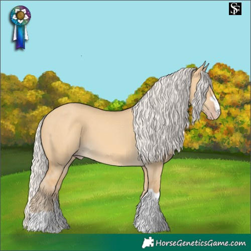 Horse Color:Silver Sable Cream Champagne Dun 