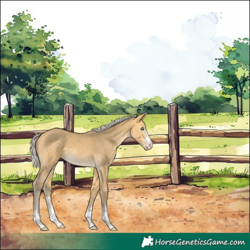 Horse Color:Silver Amber Cream Champagne