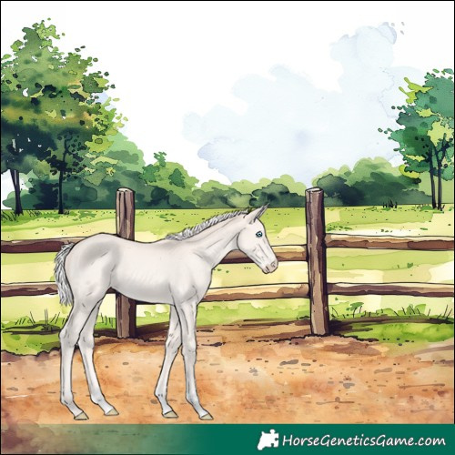 Horse Color:Silver Smoky Creme 
