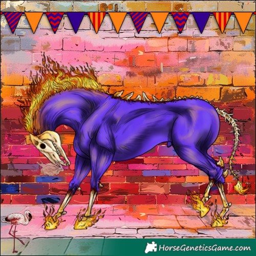 Horse Color:Watercolor Black
