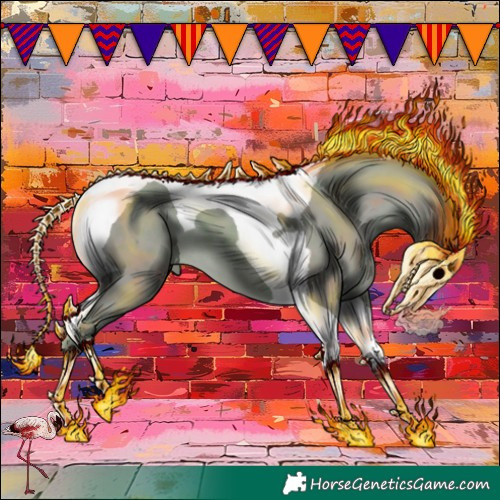 Horse Color:Watercolor Classic Champagne Tobiano