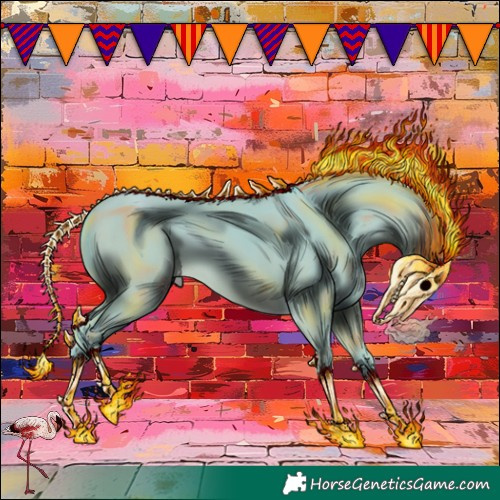 Horse Color:Watercolor Sable Champagne 
