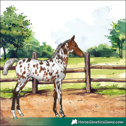 Horse Color:Gray White Spotted Silver Bay Appaloosa