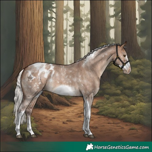 Horse Color:Silver Bay Dun Sabino Tobiano Frame Blanket