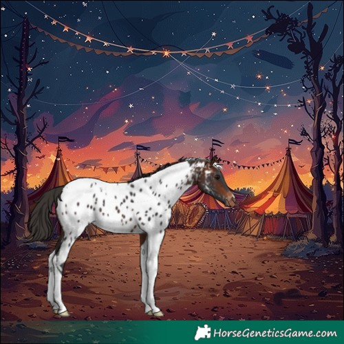 Horse Color:Bay Tobiano Appaloosa