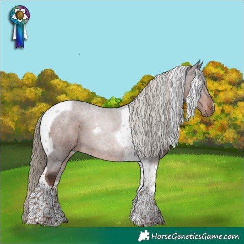 Horse Color:Liver Chestnut Tobiano 