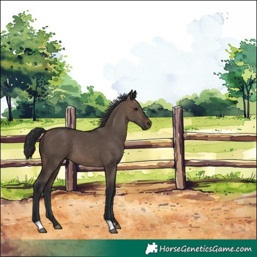 Horse Color:Brown Dun 