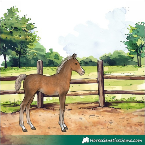 Horse Color:Chocolate Palomino Varnish