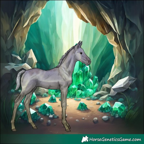 Horse Color:Silver Grullo Ice 