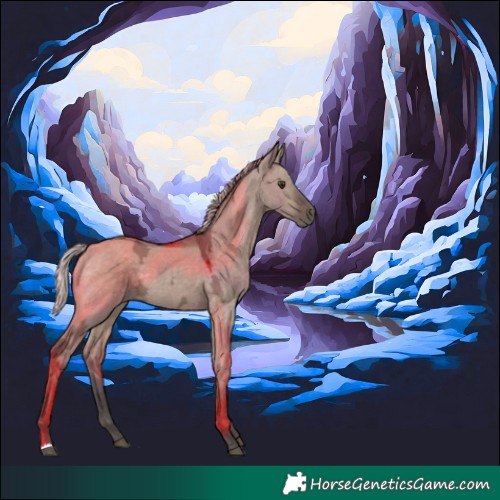 Horse Color:Silver Brown Ice Dun 