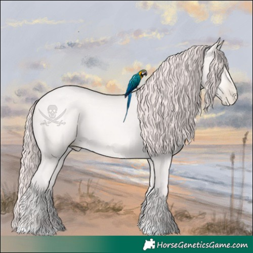 Horse Color:Platinum Buckskin Pearl 