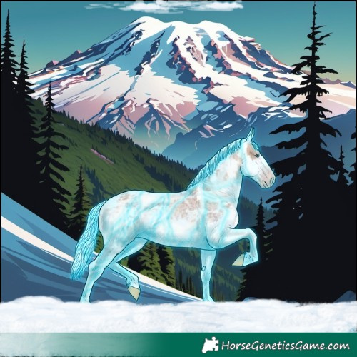 Horse Color:Gray Thunderstruck Amber Champagne Ice Roan Harlequin Merle Splash Rabicano 